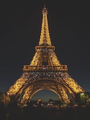 Photo de la Tour Eiffel de nuit